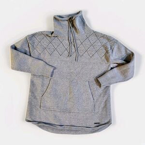 Carve Designs Rockvale Deux Sweater Tunic Gray Heather Size Medium Comfortable
